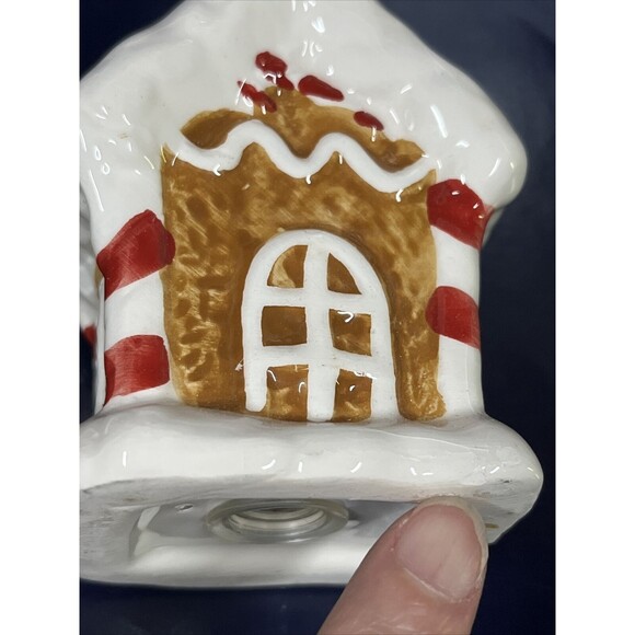Gingerbread House Salt & Pepper Shaker Christmas Decor Unused  -‎ D9-1 - Picture 9 of 16